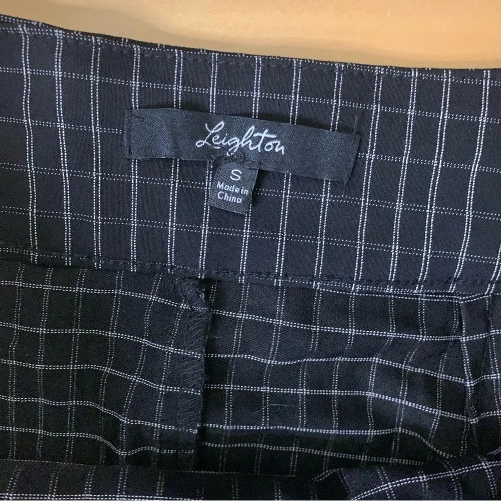 Black White Plaid Mini Skirt Size Small New With Tag Womens Checkered Y2K - Picture 6 of 6